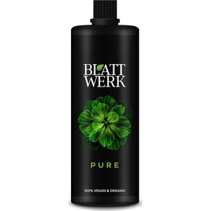 Blattwerk Pure Bio Plantenvoeding - Kamerplanten - Plantenvoeding Vloeibaar voor Buiten- en Binnenplanten – 100% Biologisch & Veganistisch – Gazonmest / Kunstmest Gras -1 x 1 Liter