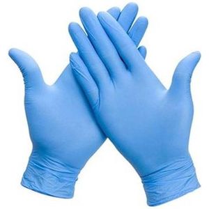 Abena Nitrile medische handschoenen blauw poedervrij - S - 100 Stuks