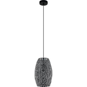 EGLO Riyadh Hanglamp - E27 - Ø 22,5 cm - Zwart