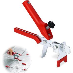 Vloertang voor tegels nivelleringssysteem voor wand- en vloertegels installatiemeetgereedschap (rood)