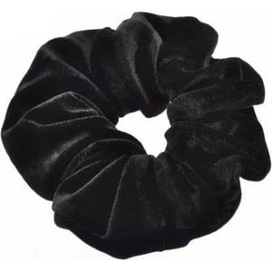 Scrunchie Zwart - Velvet - Haarelastiek - Haarwokkel - Scrunchies