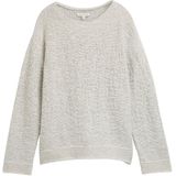 TOM TAILOR - Trui - Lichtgrijs - Knitwear - Boothals