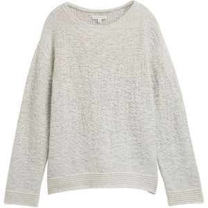 TOM TAILOR - Trui - Lichtgrijs - Knitwear - Boothals