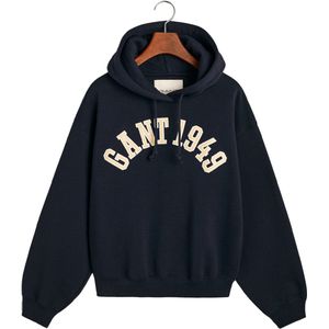 Gant 1949 Arch Hoodie Blauw L Vrouw