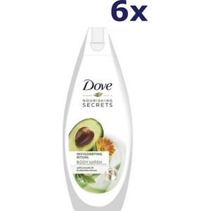 6x Dove Douchegel - Invigorating Ritual Avocado 500ml