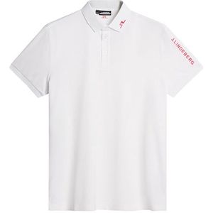 J.lindeberg Tour Tech Korte Mouw Poloshirt Wit L Man