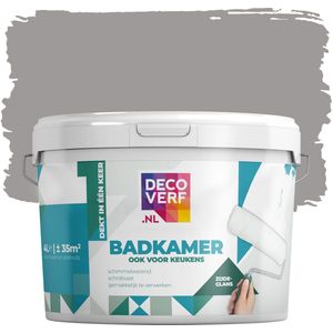 Decoverf badkamer verf olifantengrijs, 4L