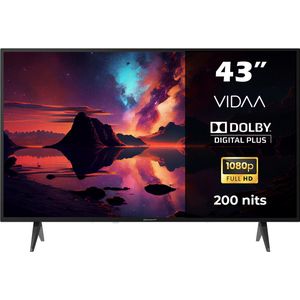 Horizon Smart TV 43 inch - LED Televisie - Diamant Serie Full HD - WiFi - Netflix