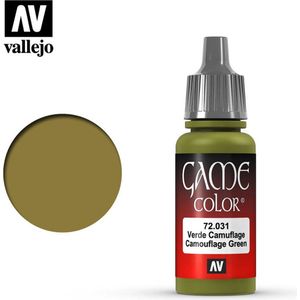 Vallejo 72031 Game Color - Camouflage Green - Acryl - 18ml Verf flesje