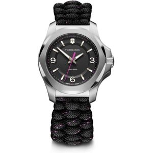 Victorinox Swiss Army I.N.O.X. Horloge - Victorinox Swiss Army dames horloge - Zwart - diameter 37 mm - roestvrij staal