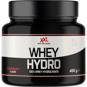XXL Nutrition - Whey Hydro - Whey Hydrolisaat Eiwit, Proteïne Shake, Eiwitshake, Protein - Aardbei - 450 gram