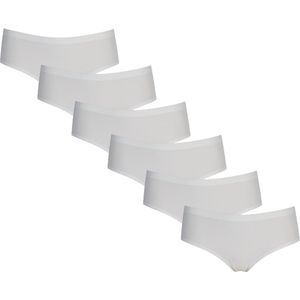 6-pack Naadloze dames Hipster J&C 1702 Wit - maat XS