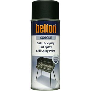 Spuitbus BBQ hittebestendinge lak zwart Belton 400ml