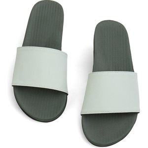 Indosole Slides Color Combo - Maat 35/36 - Dames Slippers - Groen