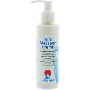 Japan Mint Massage Creme - 150ml - Pompflacon - Uierontsteking