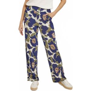 Soepele stretchbroek in een stijlvol bloemendessin