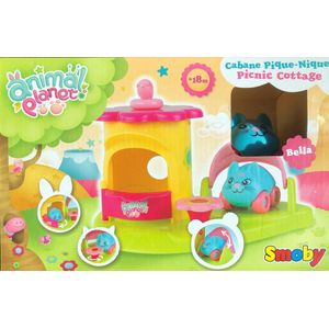 Smoby -  Picknick huisje - Picnic Cottage - Animal Planet - Bella de poes - Baby Speelgoed - Speelgoed - Van Smoby - Vanaf 18 maanden