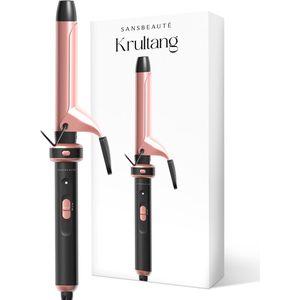 Sansbeauté® Krultang met Klem - 25mm - Keramische Haarkruller - Krultangen - Haarstyler - Krulborstel