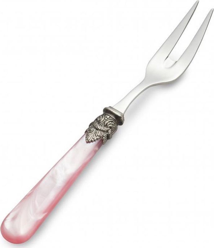 EME - Napoleon - Vleesvork - Roze - Inox - Vaatwasbestendig