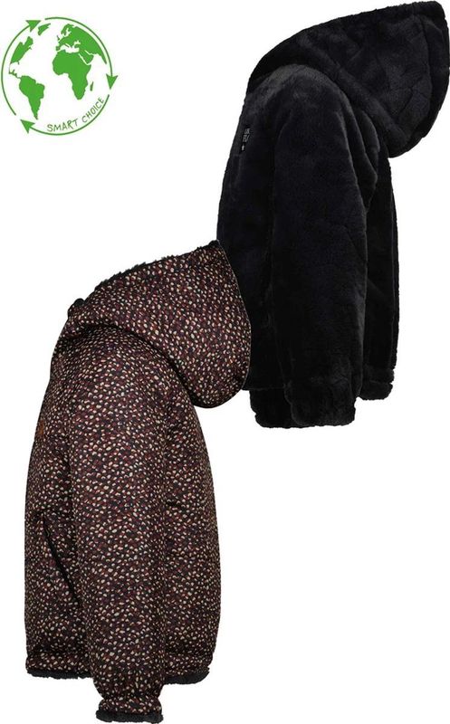 Like Flo - F207-5210 - Winterjas - Navy - Reversibel - Duurzaam