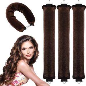 3 stuks - Hittevrije haarrollers - 's nachts hittevrije krullen - blow-out-rollers - hoofdband - doe-het-zelf golven - krulspelden met haken - krullen om te slapen - stylingtool voor de meeste - Heatless Curls