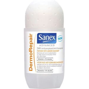 Sanex Advanced - Dermo Repair - Deodorant Roller - 24h Anti-Transpirant - 0% Alcohol - 50 ml