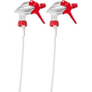 Green Harmony Tex Spray Rood Set van 2 - Spuitkop voor Flessen - 28/410 Schroefdraad Plantenspuit 3.0