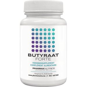 Butyraat Forte PharmaNutrics – Natriumbutyraat Voor Darmgezondheid (60 caps)
