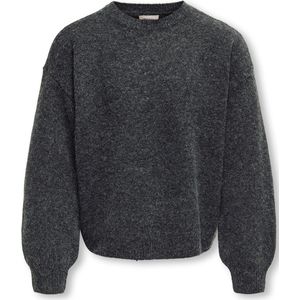 ONLY kids meisjes trui SHELDO Dark Grey Melange Regular Fit