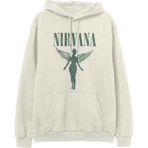 Nirvana Angel Heren Trui met capuchon - beige - S