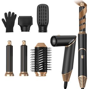 MKSS® Roterende Fohnborstel - Krultang 5 in 1 - Stijltang
