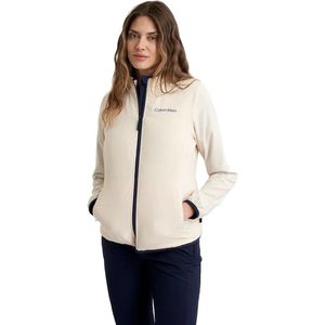 Calvin Klein Golf Faye Full Zip Jas Beige L Vrouw
