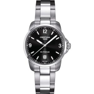 Certina Horloge DS Podium Heren Staal Zwart C001.410.11.057.00