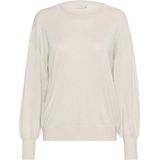 Gebreide Trui - Effen - Knitwear - Ronde Hals - Lange Mouw