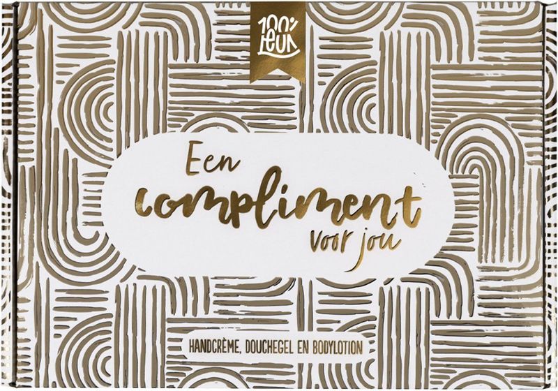 100%LEUK - Brievenbuspakket - Compliment voor jou - Verrassing