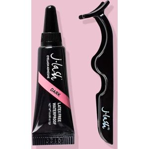 J-Lash - Eyelash - Adhesive & Applicator - Lash Glue - AA2 - Zwart - Waterproof - Black - Wimperlijm - Eyelash Adhesive - Eyelash Applicator - 3 g