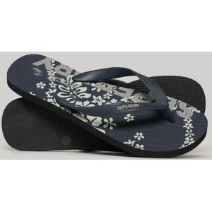 Superdry - Logo Vegan Flip Flops - Slippers - Zwart - Rubber