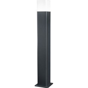 Ledvance Smart+ Wifi Vloer Lamp 50cm Kubus Donker Grijs Buiten 9.5W 500lm - 830 Warm Wit | RGBW - Dimbaar