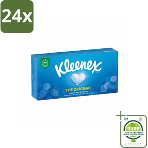 Kleenex Original Tissues 72 stuks per verpakking - Voordeelverpakking - 24 stuks - Kleenex tissues - Tissues voor het hele gezin