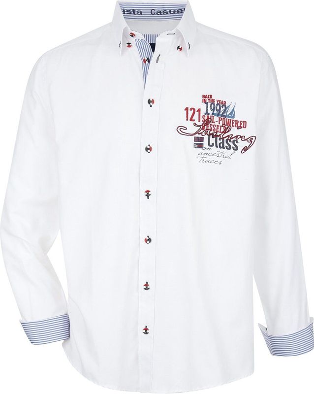 Babista herren Overhemd - 39/40 - wit