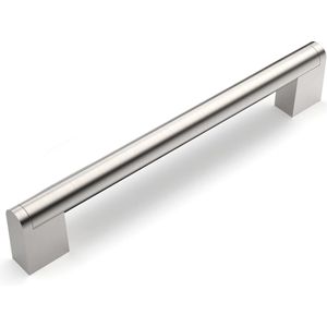 10 stuks meubelgrepen roestvrij staal geborsteld nikkel kastgrepen keukengrepen 160 mm gatafstand laden handgrepen ladegrepen handgrepen handgrepen voor keukenkasten kledingkast UK0038