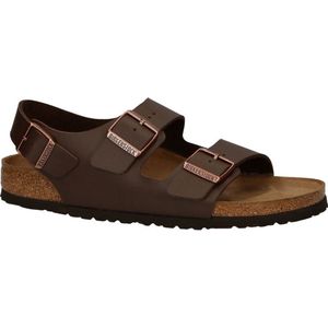 Birkenstock Milano Heren Slippers - Bruin - Maat 43