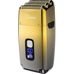 Shaver - scheerapparaat(elektrische shaver) Volledig metalen krachtige folie elektrische scheerapparaat haar duurzame drievoudige kop scheermachine voor mannen baard elektrisch scheermes kapper