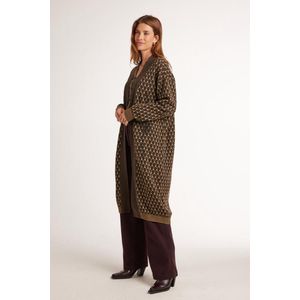 DIDI Dames Cardigan Sparkle Diamond jacquard met borduursel maat 40