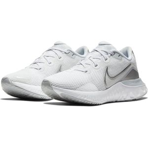 Nike Nike Renew Run Sportschoenen - Maat 36.5 - Vrouwen - wit,zilver