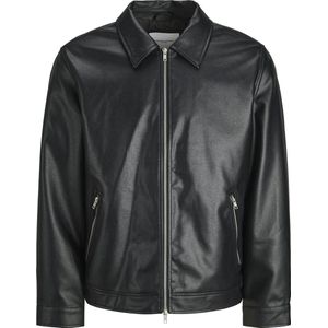 Jack & Jones - JJECASABLANCA - Bikerjack - Zwart - PU