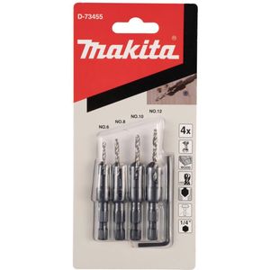 Makita D-73455 Verzinkboor Quad Driver-set
