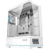 Darkflash - DY451L PRO - Computerkast - Wit - Materiaal: Glas en Staal