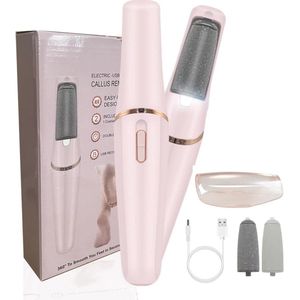 Oplaadbare Elektrische Eelt Verwijderaar voor Gladdere Voeten - 2 Stuks Pedicure Tool