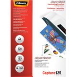 Fellowes lamineerhoezen A4 - SuperQuick - 125 micron - glanzend - 100 stuks